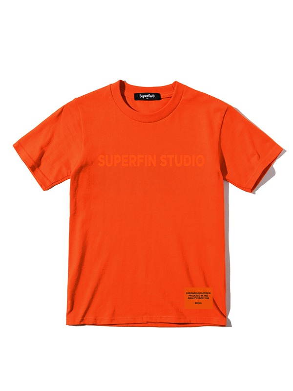 SUPERFIN STUDIO T-SHIRTS(오렌지)