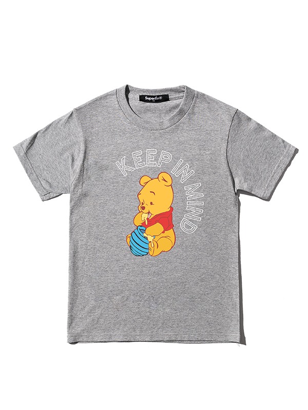Winnie the Bear 크루넥 반팔 티셔츠&#039;