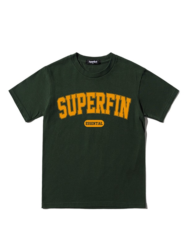 BIG ARCH ROGO T-SHIRTS(포레스트그린)_ 키즈 주니어 온라인 의류 편집샵  슈퍼핀 SUPERFIN