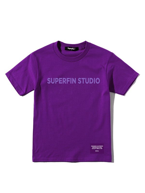 SUPERFIN STUDIO T-SHIRTS(퍼플)