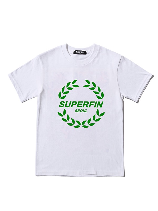 SUPERFIN SEOUL T-SHIRTS(화이트) 키즈 주니어 온라인 의류 편집샵  슈퍼핀 SUPERFIN